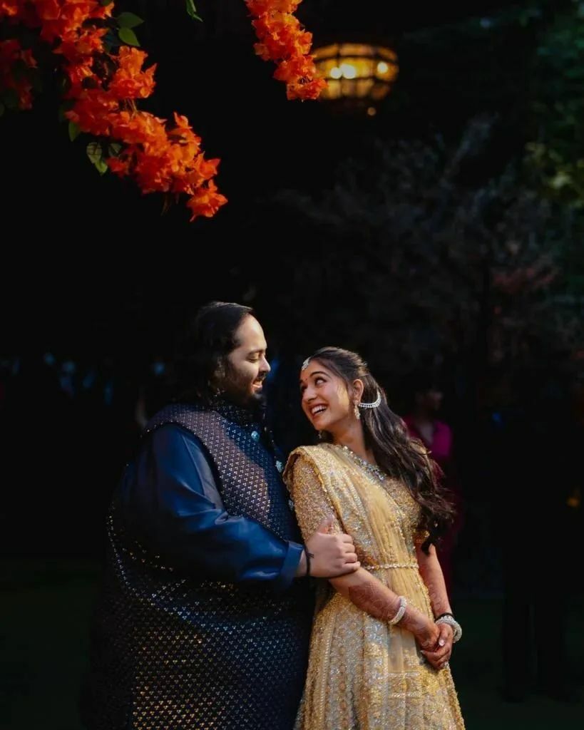 radhika ambani engagement dress Anant Ambani & Radhika Merchant's Much-Awaited Roka & Engagement Ceremony