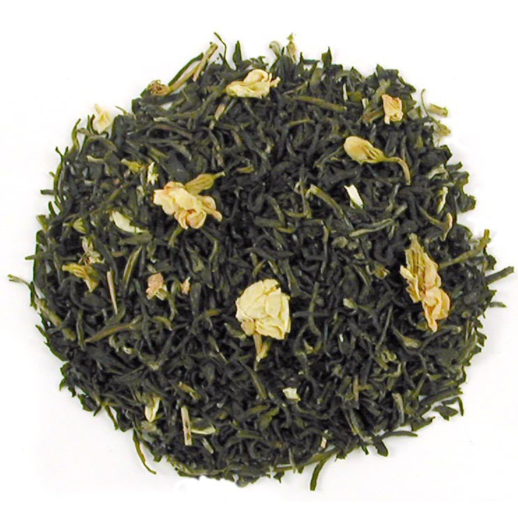 Drinking Jasmine Green Tea, Chinese Jasmine Green Tea