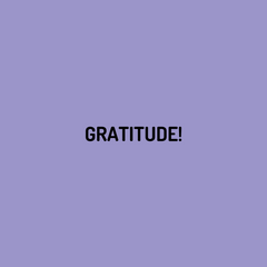 GRATITUDE - e Gift Card